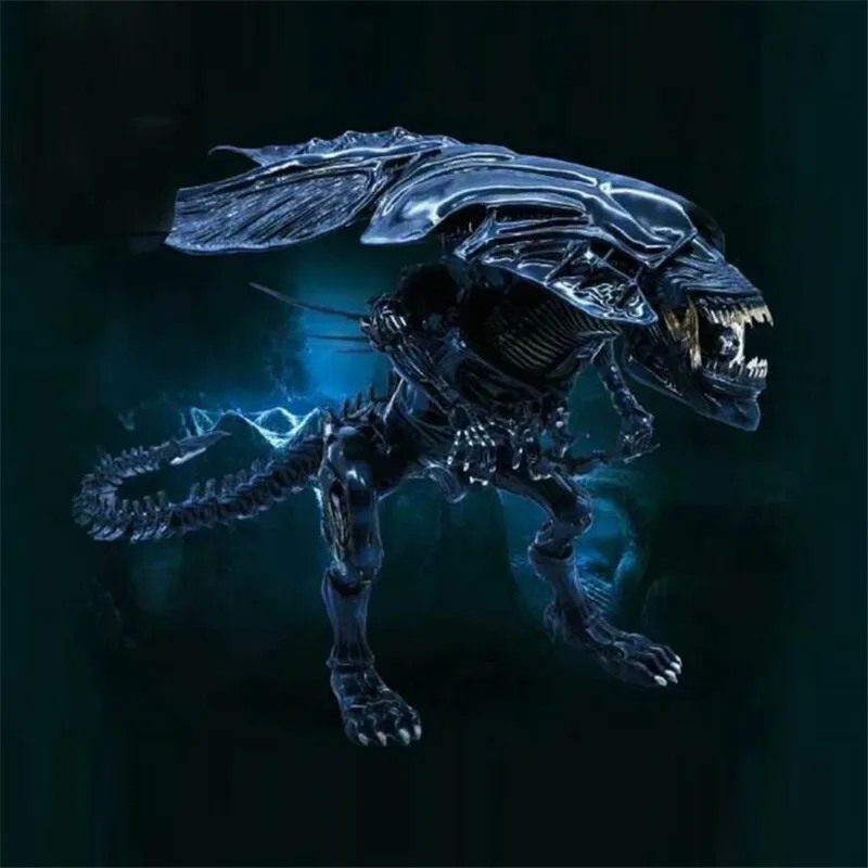 

Alien vs. Predator Alien Supreme Leader Xenomorph Queen Movable Joints Q Version PVC Action Figure Collection Model Toy X1460