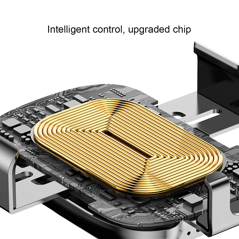  Baseus infrarrojo inducción cargador de coche inalámbrico para iPhone 11 Pro Max Samsung S9 Qi carg