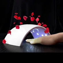 LED Lâmpada Mini Lâmpada Ultravioleta de Secagem De Unhas para Unhas 110 v-240 v Lâmpada para Todos Os Géis Arte Máquina com 30 S/botão Polegar Perfeito(China)