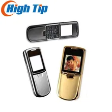 Nokia Original 8800 золото сотовый телефон английский или Русская клавиатура с настольное зарядное устройство Кожаный чехол ремешок Freeship Восстановленное