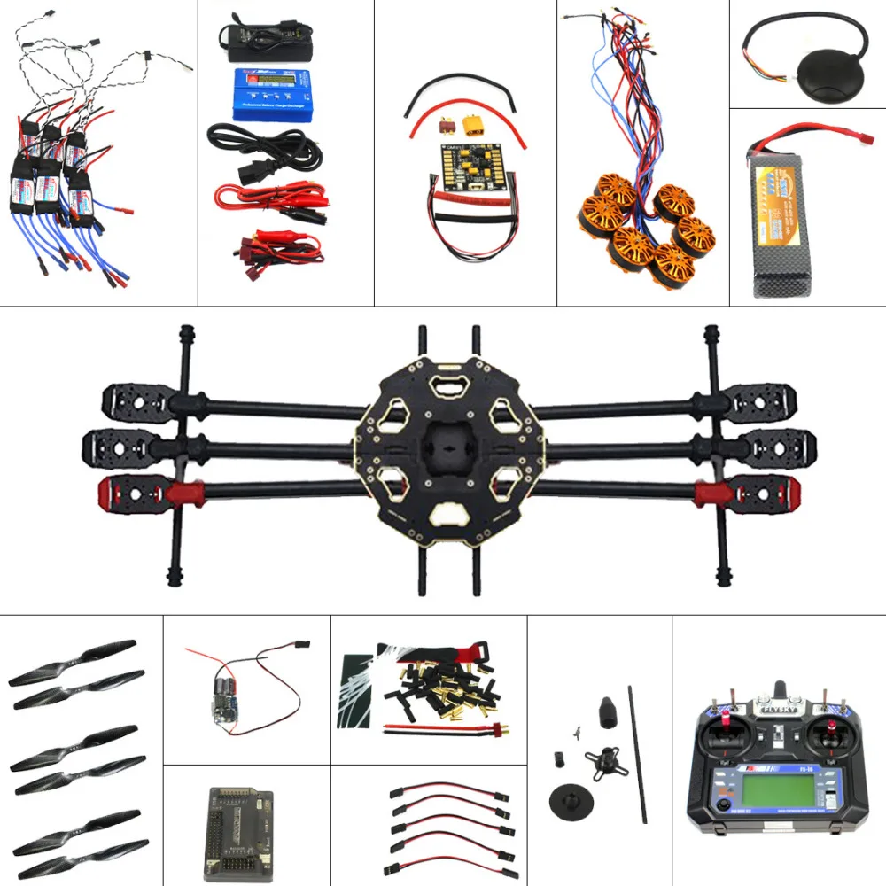  Full Kit Flugzeug Kit Hubschrauber Drone Tarot 680PRO Rahmen 700KV Motor GPS APM 28 Flight Control 