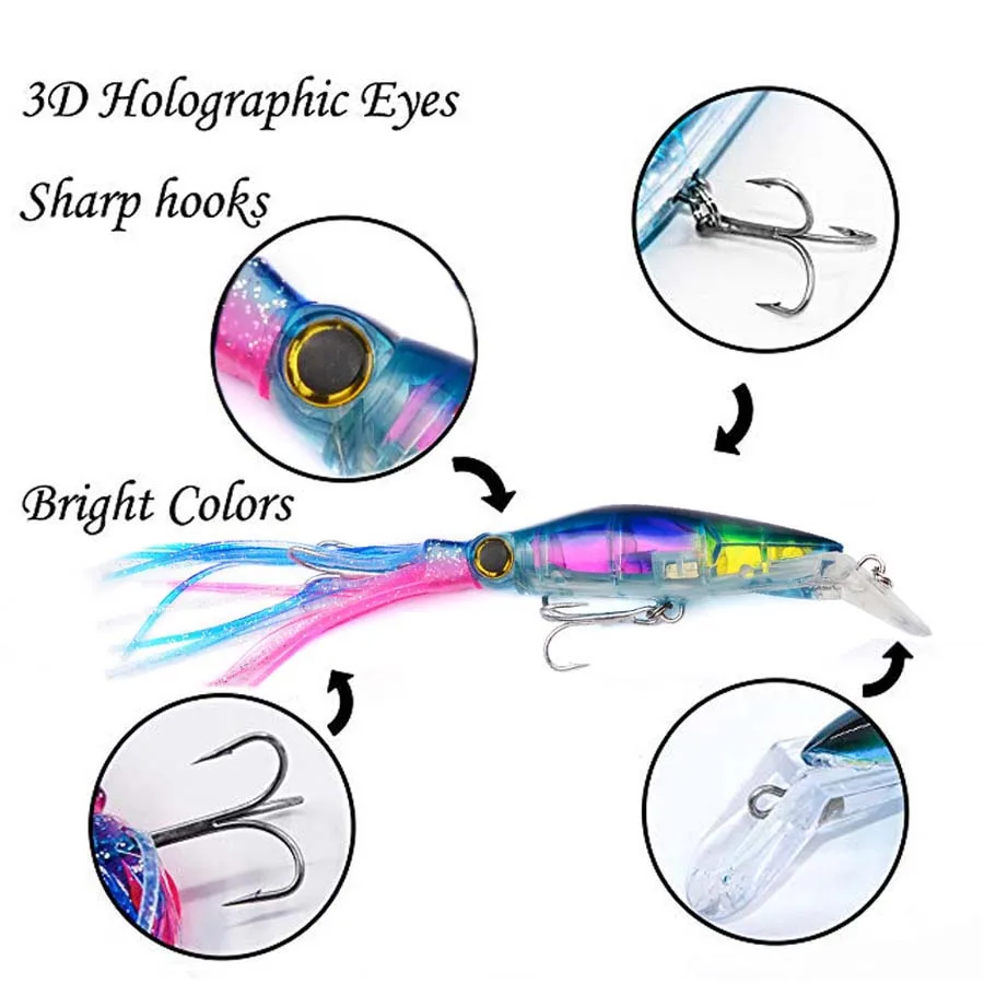 Octopus Squid Jig Fishing Lure 0