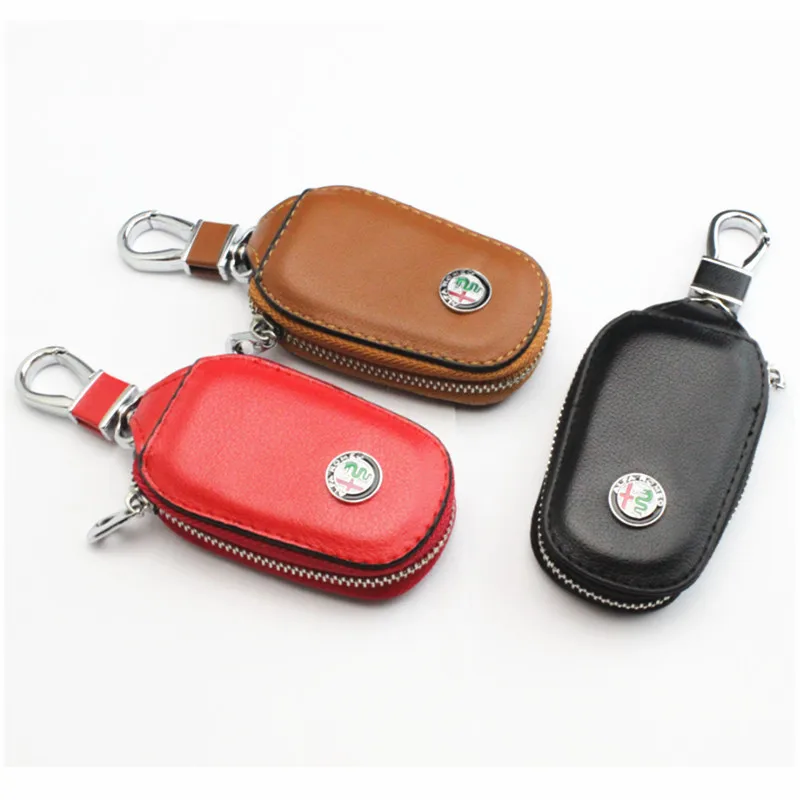 1pcs Car Key Wallet Case Bag Holder Accessories Da Logo