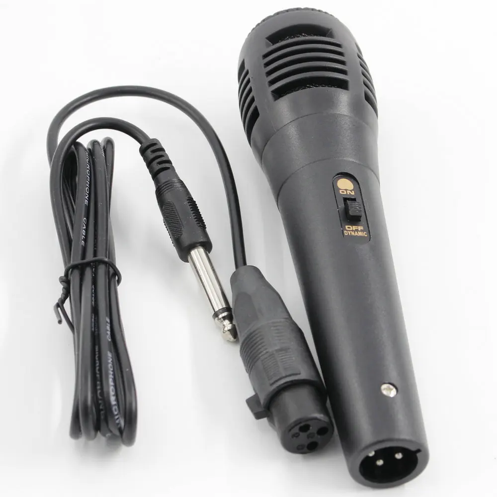

New Dynamci Microphone with 1.5m Cable Unidirectional Dynamic Wired Microphon Durable Zinc Alloy Metal for All Singing Machine