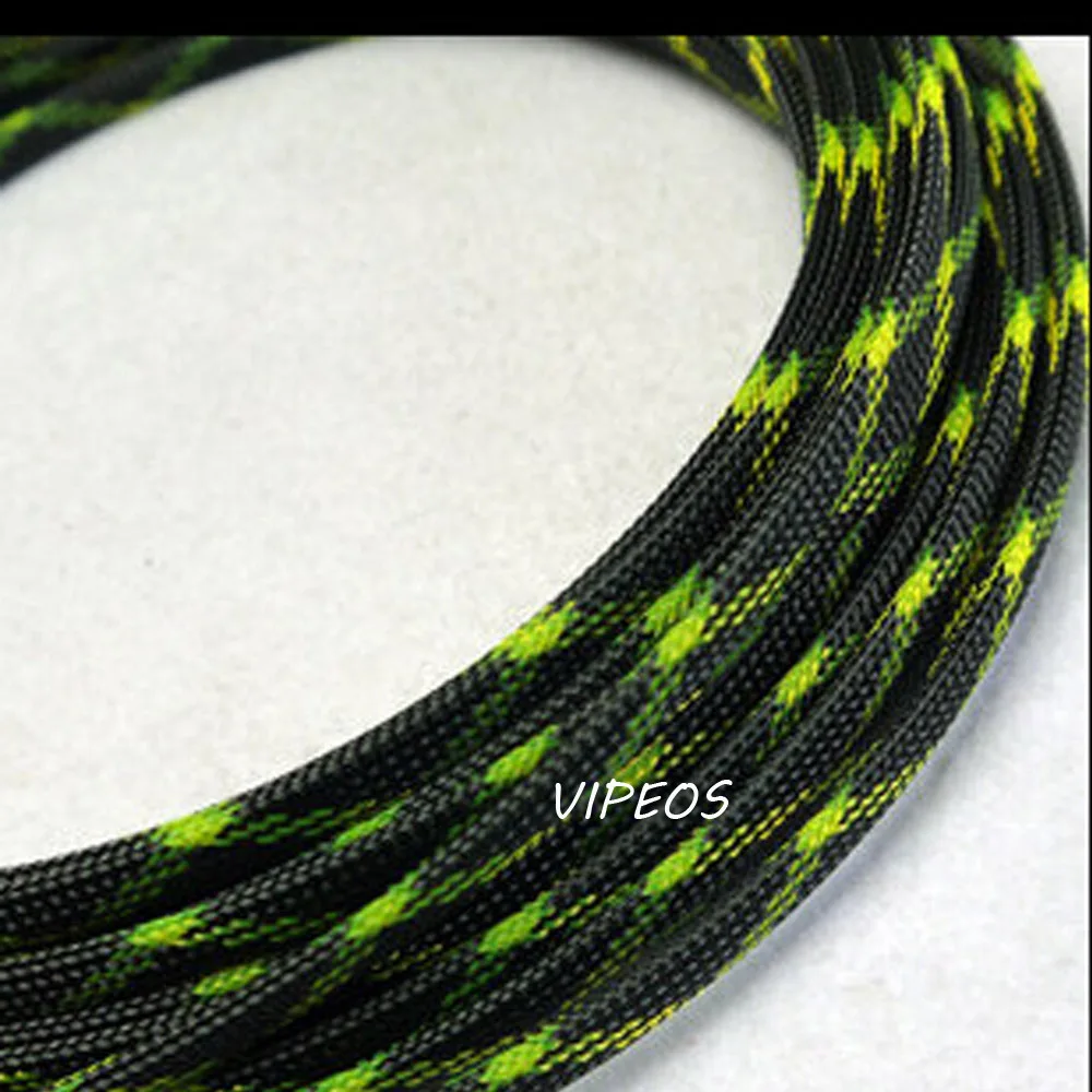 10Meter Braided Cable 8 15mm Wiring Harness Loom Protection/Sleeving Black&Green-in Audio & Video Cables from Computer & Office on Aliexpress.com | Alibaba ...