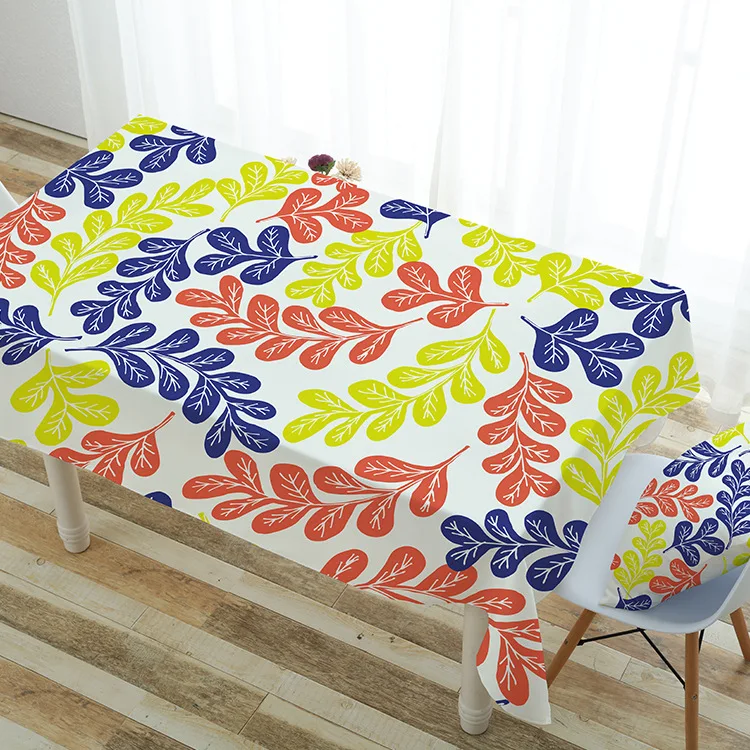 Modern minimalist linen small fresh table cloth waterproof anti oil