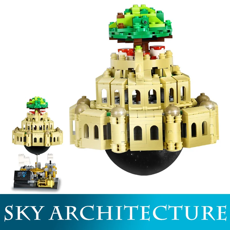 

XingBao Compatible Legoed Castle City of Sky Architecture Genuine Creative MOC Building Blocks Music Box Child Technic Brick Toy