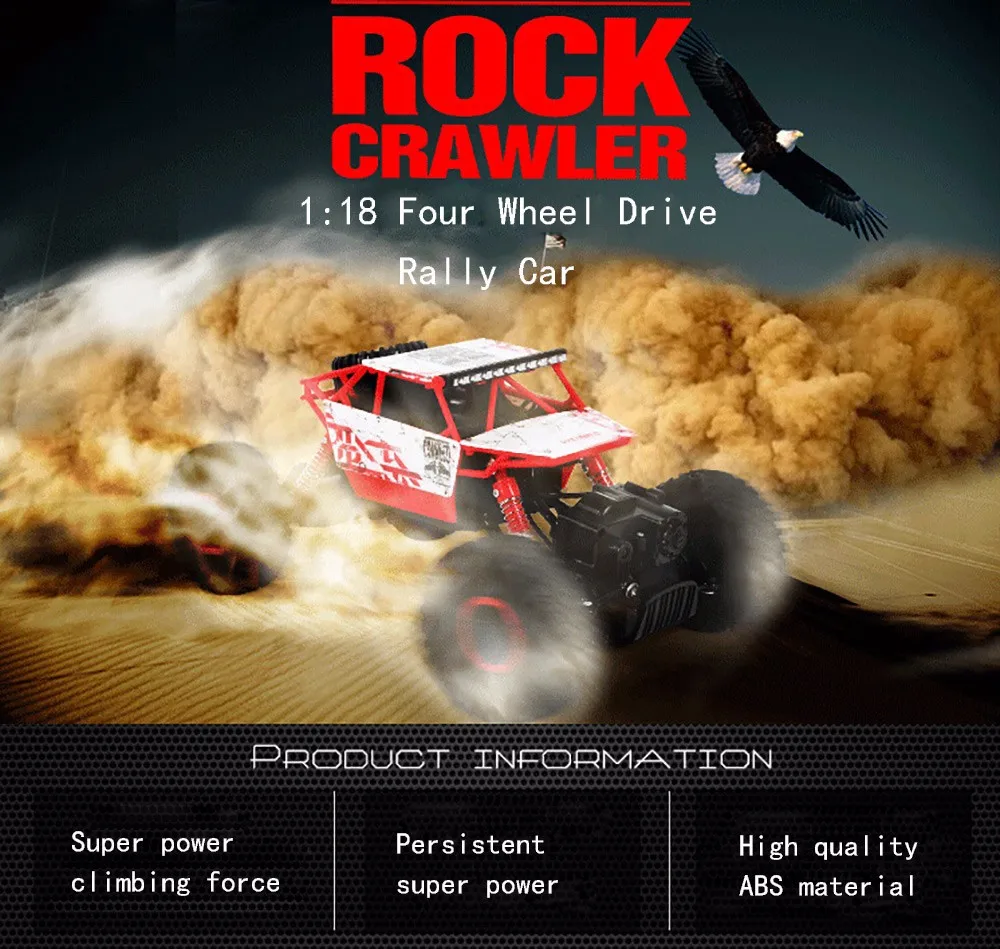 Горячая RC автомобиль 2,4G 4CH 4WD Rock Crawlers 4x4 вождение автомобиля двойные двигатели привод Bigfoot автомобили дистанционное управление модель внедорожника игрушка