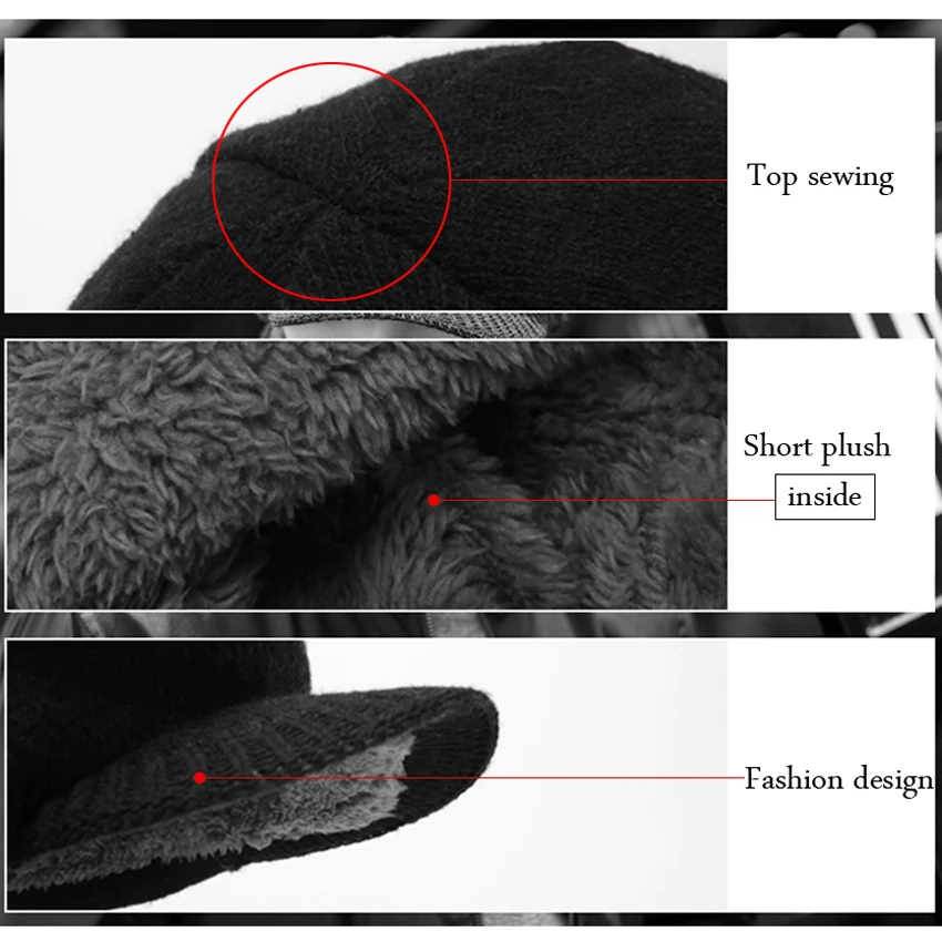Зимние шапки Skullies Beanies шапка для мужчин и женщин шерстяной вязаный теплый
