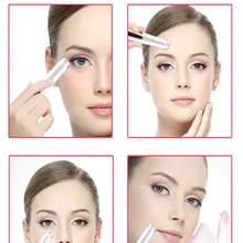 Портативные виброизмерители анти-морщины вокруг глаз Массажер светодиодный фотон акне, морщины удаления уход за кожей лица подъема га Красота