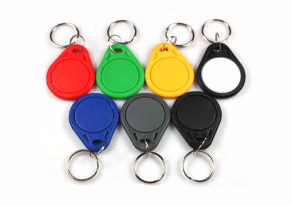 100pcs 125KHz Keychain key fob tag Proximity 26 bit Facility Code 137