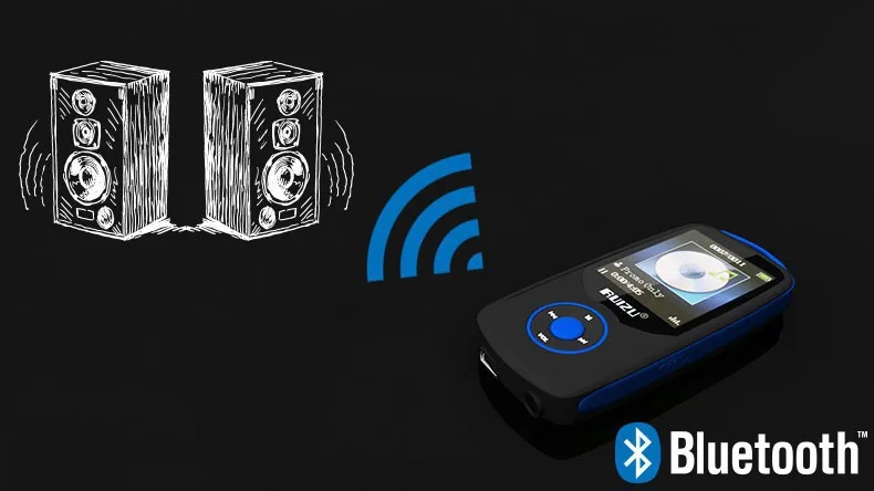 RUIZU X06 Bluetooth MP4 плеер 4 ГБ Высокое качество без потерь Музыкальный плеер с экраном 1,8 дюйма Поддержка FM рекордер X06 MP4