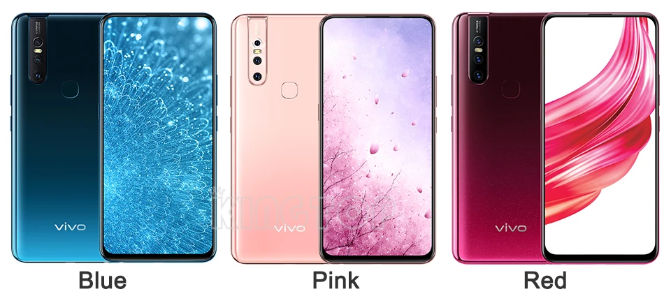 Мобильный телефон vivo S1, 6,53 дюймов, 6 ГБ, 128 ГБ, Восьмиядерный процессор Helio P70, фронтальная камера 3940 мАч, МП, 3 камеры заднего вида, смартфон