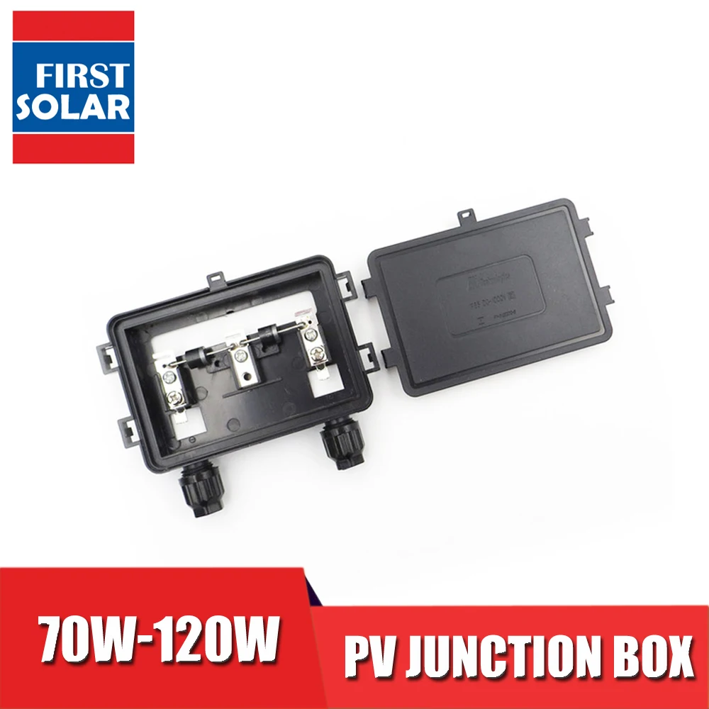 

Solar Junction Box for Solar Panel 70W 80W 90W 100W 120W connect PV junction box solar cable connection with Diodes