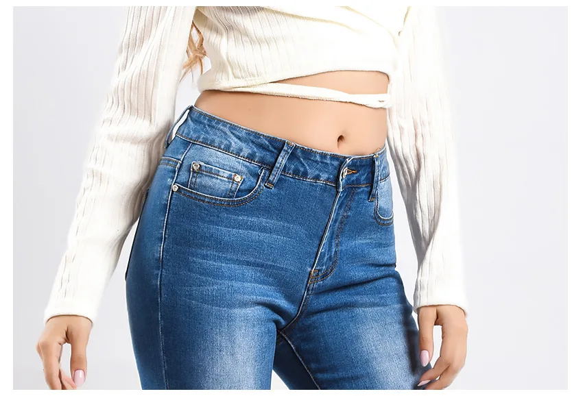 LIBERJOG расклешенные женские джинсы Широкие джинсовые брюки элегантные ретро женские брюки с дырками сексуальные повседневные брюки джинсы