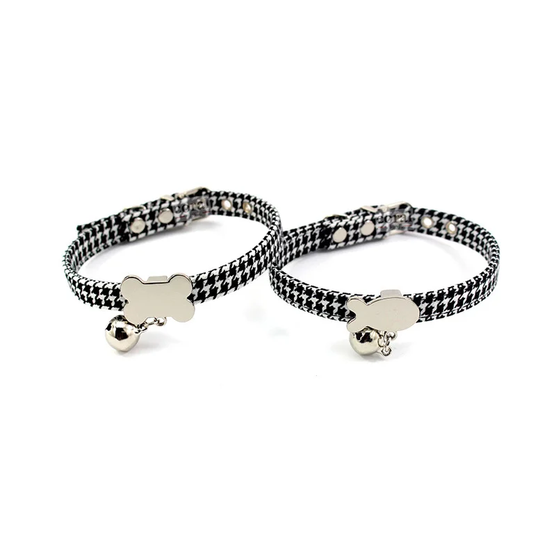 Personalized Dog Cat Collar Custom Engraving with Pet Name and Phone Number Adjustable Tough Nylon Fish Bone ID | Дом и сад