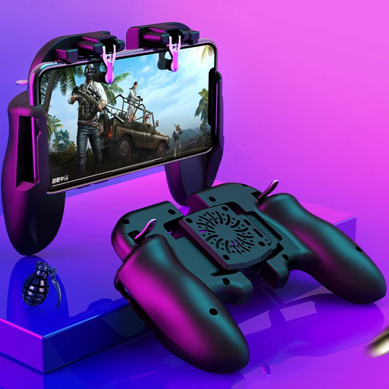 PUBG Mobile Game Controller Dzhostik Gamepad Trigger Aim L1R1 Shooter Joystick For IPhone Android Phone For Game Pad Accesorios (2)