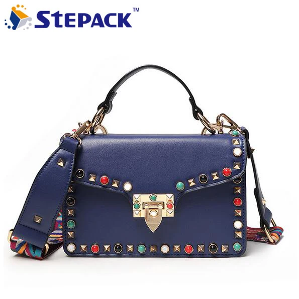

2017 New Fashion Rivet Design Women Handbag Satchels High Quality Small Capacity Single Shulder Bag