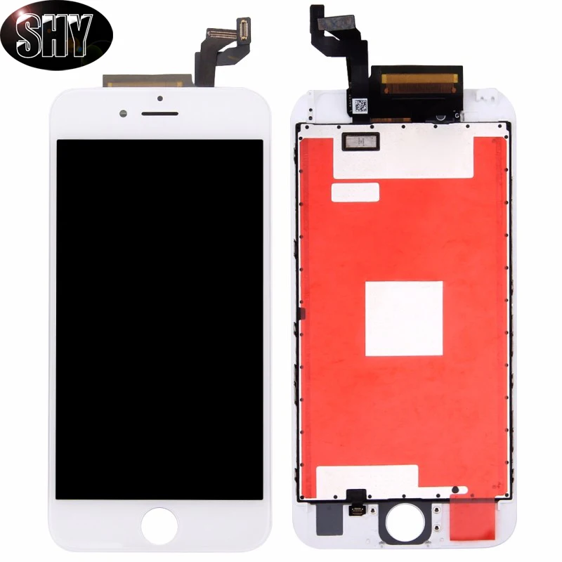 

100% Top for iPhone 6s plus LCD Display Touch Screen Digitizer Assembly Frame No dead pixel White Black Free DHL shipping