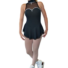 Детское платье для катания на коньках; модная новинка; брендовая одежда для фигурного катания для женщин; DR3393