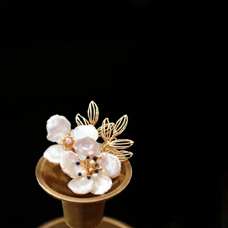 SINZRY элегантный цветок из натурального барочного жемчуга брошь для женщин вечерние помолвки Красивые Броши Модные Роскошные ювелирные изделия