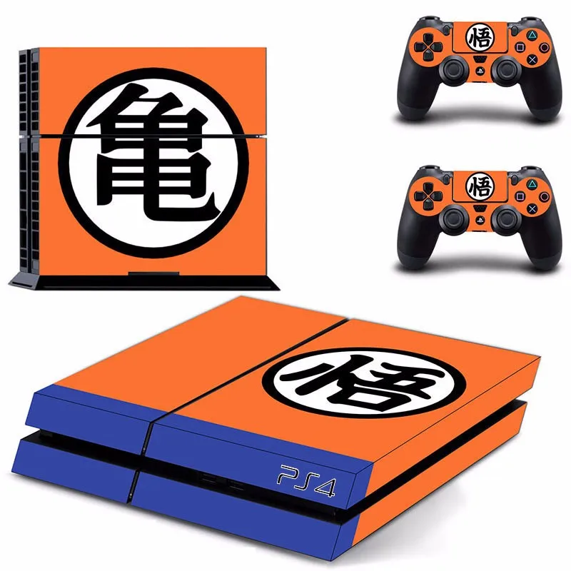 Dragon Ball Z PS4 skin для консоли PlayStation 4 и 2 контроллера наклейка на кожу|ps4 controller sticker|ps4