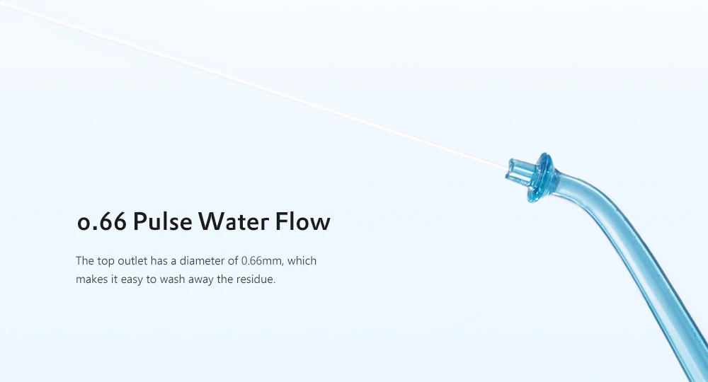 SOOCAS W3 Портативный 2 шт./компл. водяной Флоссер насадки струй зубы Ирригатор для полости рта насадка Стандартный/ортодонтический/язык Тип