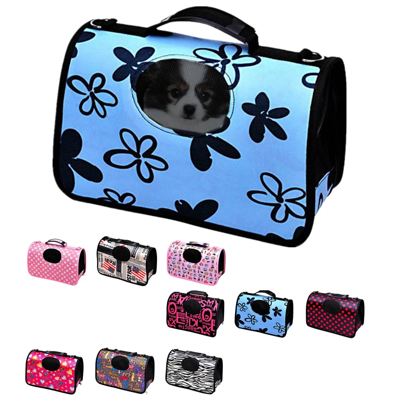 Переносная сумка-переноска для домашних животных, милые дорожные слинги для собак, сумки-переноски для маленьких собак на одно плечо, складная переноска для собак и кошек 40JA15