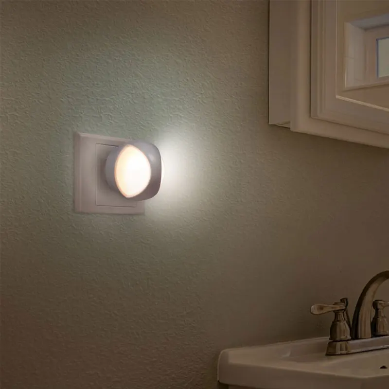 

Mini LED 0.5W Night Light Control Auto Sensor Baby Bedroom Lamp Square White Yellow AC110-220V LED Night Light For Baby