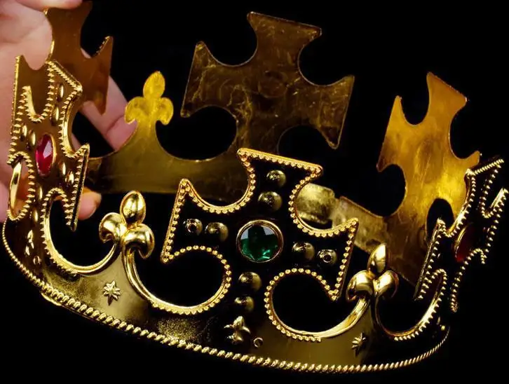Вечерние косплейная Корона King queen принцессы Королевская корона с алмазами Детские Взрослые Корона Головные Уборы Хэллоуин Рождество производительность удержания