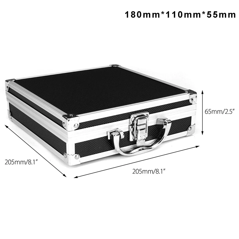 Новейший Портативный Алюминиевый Чехол шкаф для хранения инструментов Органайзер дорожный держатель инструмента