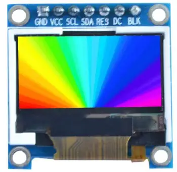 

0.96 inch TFT LCD display screen module with PCB board 4-wire SPI 7pin ST7735S controller 262K 128*64