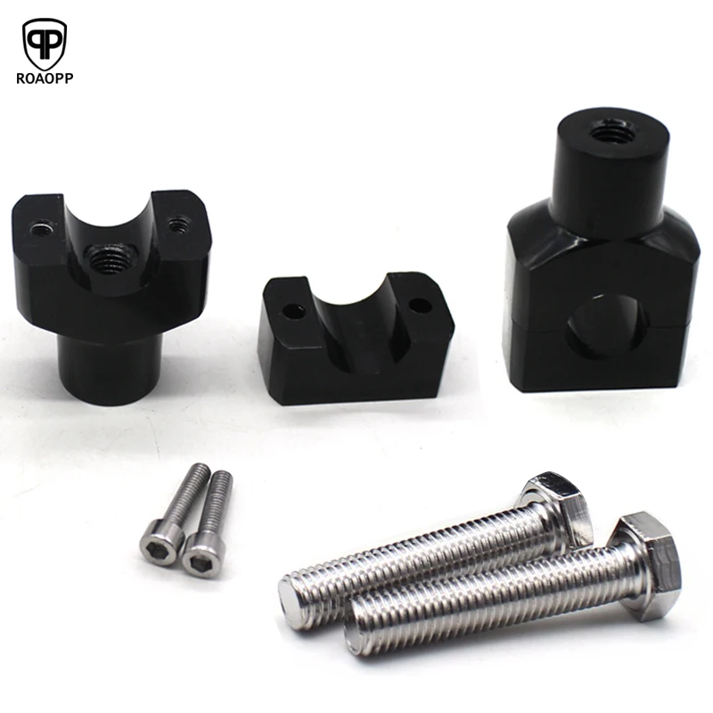 

ROAOPP Universal Motorcycle 22MM Handlebar Riser For Harley Honda Suzuki Kawasaki Yamaha Aprilia Victory Triumph Ducati BMW KTM