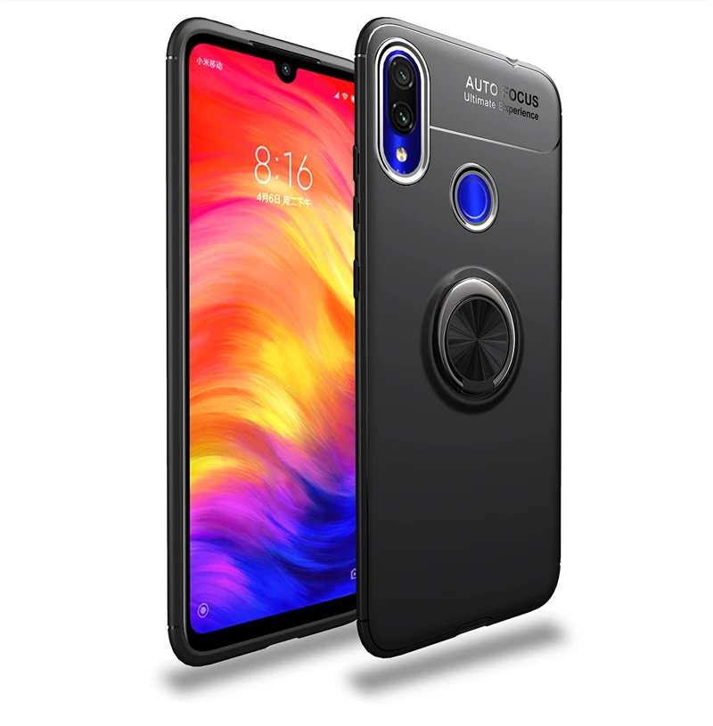 Чехол-кольцо для Redmi 7A, K20, note 7, 5, 6, pro, ТПУ, скрытая подставка, с магнитом, случай для Redmi Примечание 4/4x6, 6A, S2, чехол, Fundas