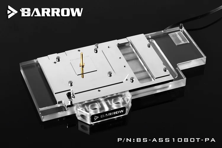  Barrow BS-ASS1080T-PA LRC 2.0 Full Cover Graphics Card Water Cooling Block for ASUS ROG STRIX GTX10