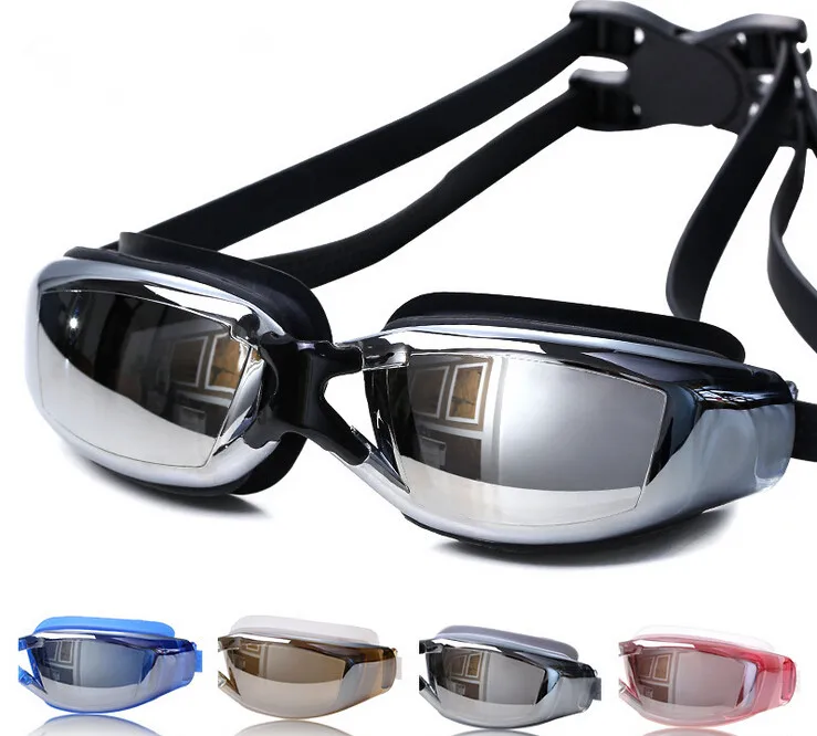 Electroplating UV Waterpr of Antifog Swimwear Eyewear Swim Diving Water Glasse Gafas Adjustable