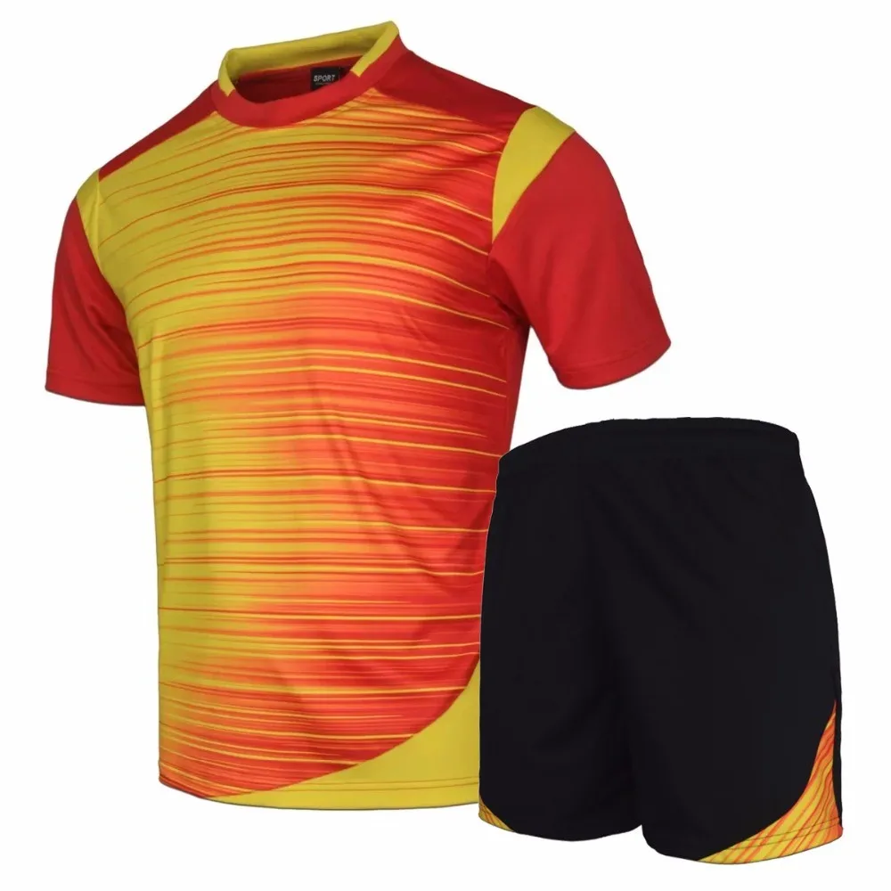 Для мужчин Футбол майки maillot de foot survete Для мужчин t Футбольная форма майки для футбола униформы лучшее качество для Для мужчин комплекты