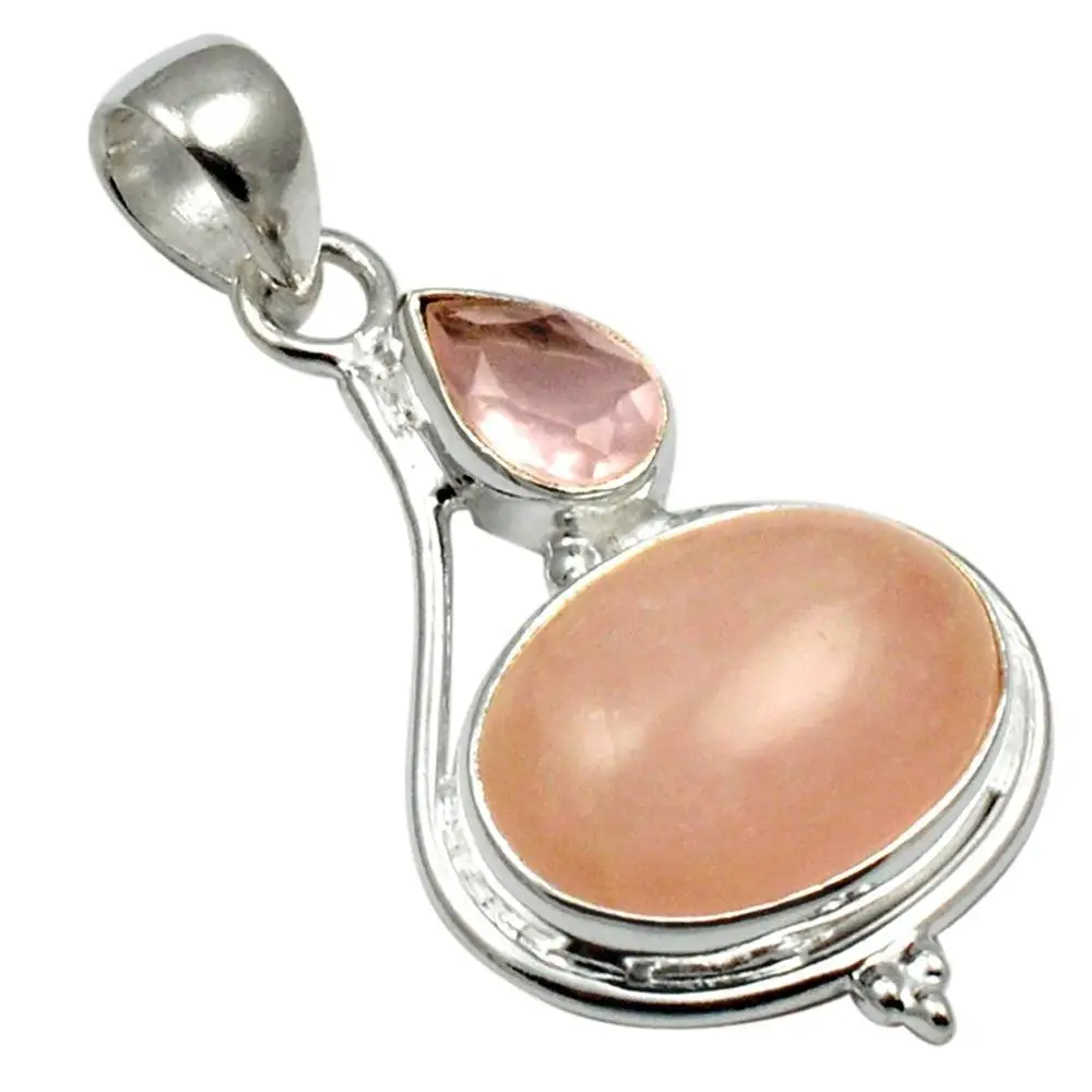 Lovegem подлинный розовый кварц серебро 925 пробы 34 8 мм AP4381|silver silver|silver silver 925silver rose |