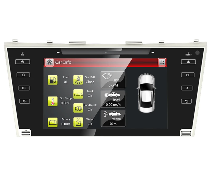 Best 8" Full touch screen Car DVD player with GPS BT/TV,audio Radio stereo,Car multimedia for TOYOTA CAMRY 2007 2008 2009 2010 2011 4