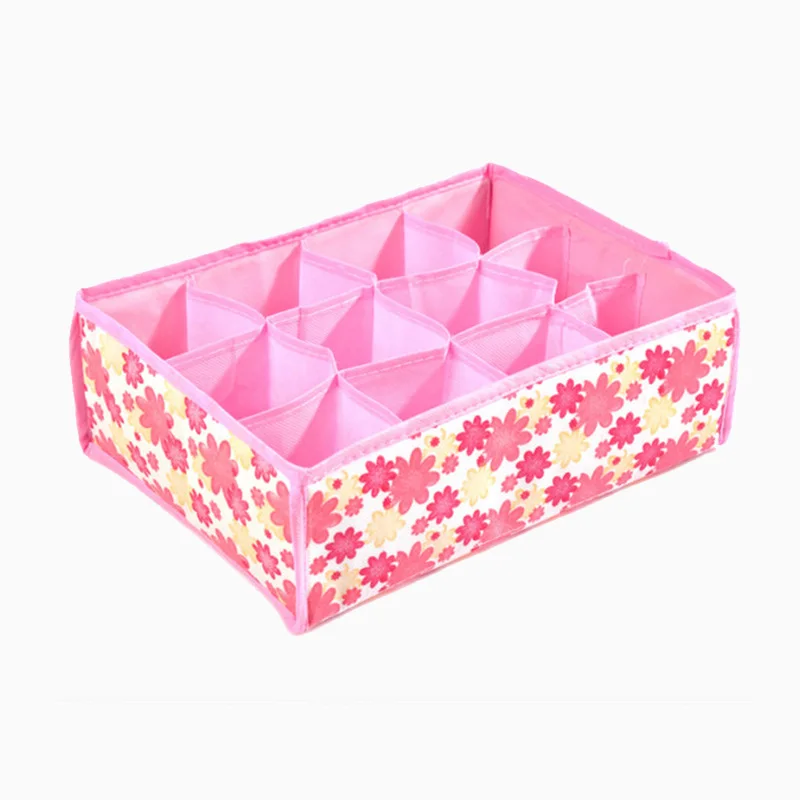 3 Colors Underwear Bra Organizer Storage Boxes Drawer Closet Organizers Storage Boxes for Underwear Bar Ties Socks  Convenient (12)