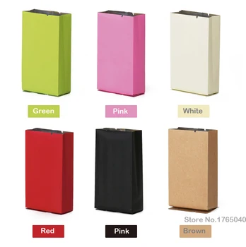 

5.5x2.5x12cm Colors Aluminium Foil Organ Bag Pollen Tea Storage Seal Pockets Food Vacuum Packaging Bag 100pcs/lot