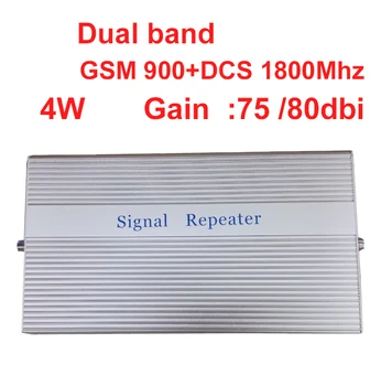 

4W work in bad signal area -100dbm repeater gsm 900+DCS 1800Mhz repeater dual band signal amplifer signal booster GSM repeater