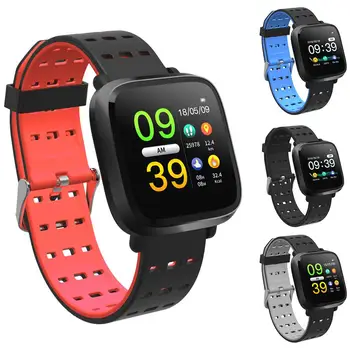 

New Arrival Square Screen Sports Bluetooth Wrist Watch Heart Rate Monitor Smart Bracelet