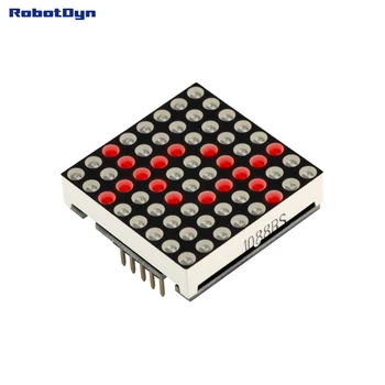 

Matrix LED 8x8 module. RED color. 1.2" 32x32mm. Driver - MAX7219/7221