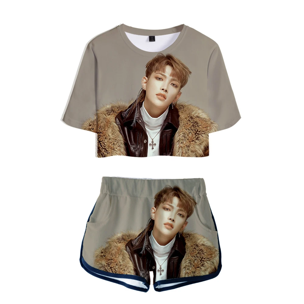 N00769 Kpop ATEEZ Idol фото спортивная одежда футболка с короткими рукавами шорты Hongjoong Seonghwa Yunho Yeosang San Mingi Wooyoung Jongho - Цвет: N00769