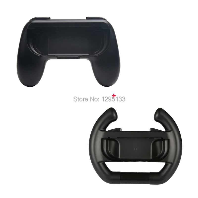 For Nintend Switch Joycon Left Right Comfort Hand Grips Holder + Steering Racking Wheels for Nitendo Switch Joy-Con (10)