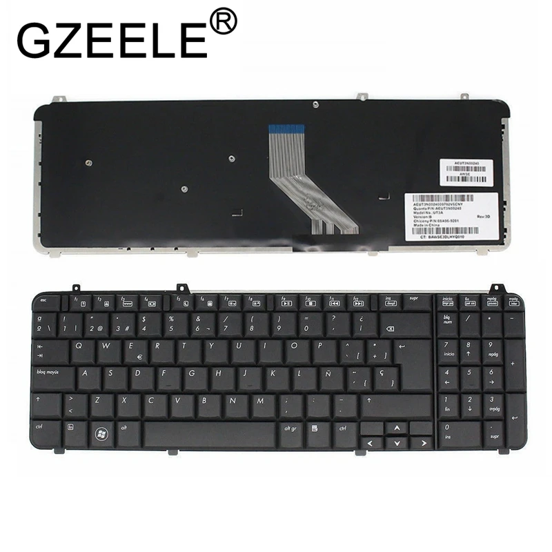 

GZEELE Replace keyboard FOR HP Pavilion DV6 570228-071 574263-071 DV6-2150 DV6-2170 Spanish SP laptop Keyboard