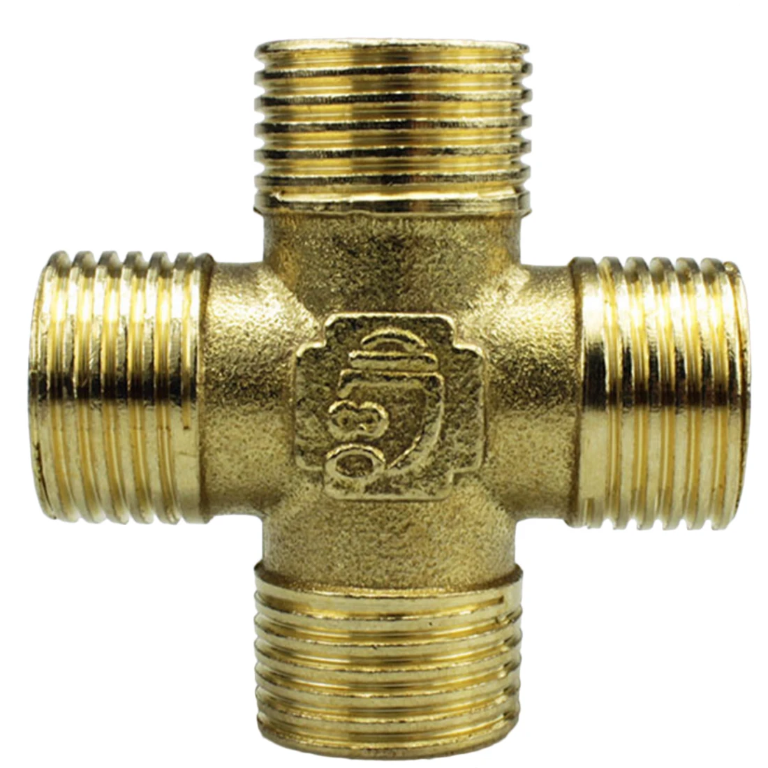 1/2 Inch Four way Thickened Copper Water Pipe Fitting Connector