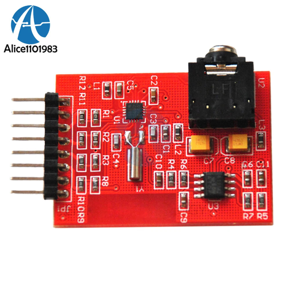 Si4703 RDS FM радио тюнер оценочная плата для Arduino AVR PIC ARM Обнаружение RBDS 3 5 мм аудио