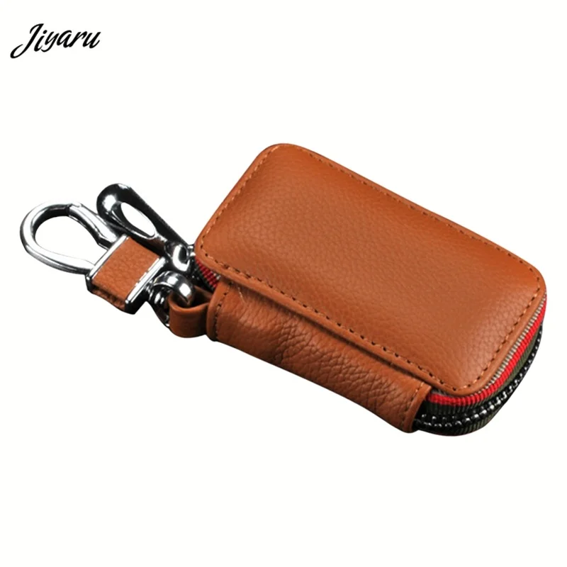 

Cowhide Leather Car Key Holder Wallets Multi Function Men Women Car Key Wallets Fashion Money Bag Housekeeper Keys Organizer